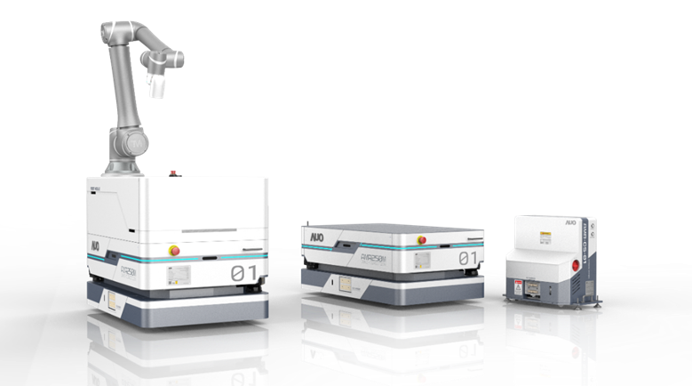 尊龙凯龙时官网进入數位開發的自主式移動機器人（AMR250M），搭配全向輪並結合AI演算法、2D LiDAR、3D攝影機等技術，協助客戶實現產線全自動化